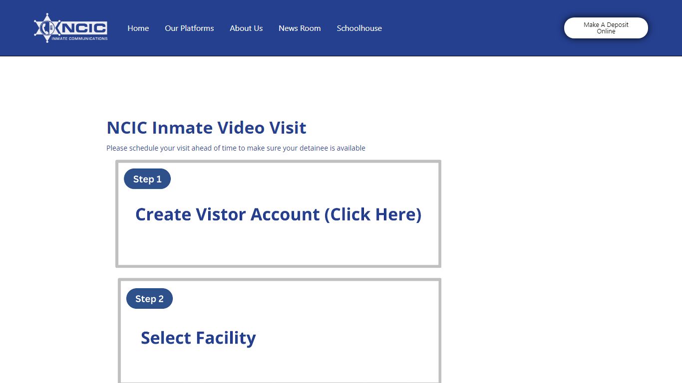 NCIC Video Visitation - NCIC Inmate Communications